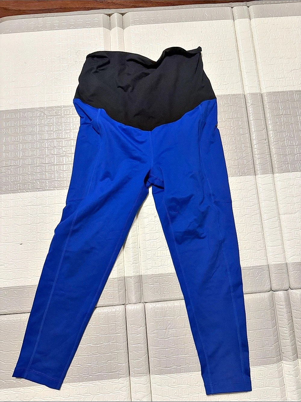 Zella Maternity Pocket Leggings Blue Large